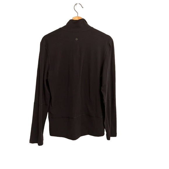 Lululemon Classic Activewear 1/4 Zip Pullover Black Medium - Picture 3 of 6